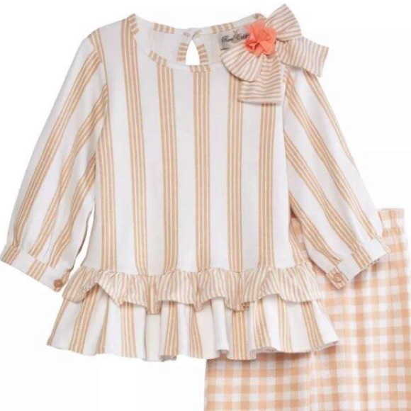 Rare Editions 2-piece set with long sleeve top & leggings.  NWT  SIZE 2T - Picture 7 of 9